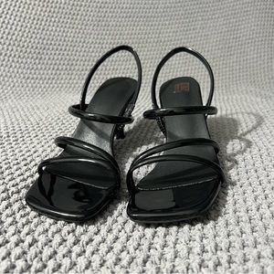 Multi strap heeled sandals